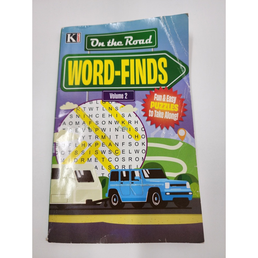 Kappa‎ Books On the Road Word-Finds Volume 2 Travel Puzzle Book Paperback 2024